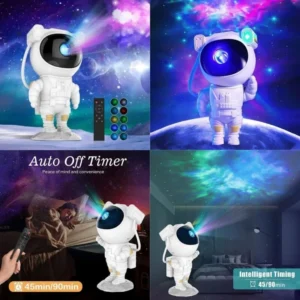 NEW Galaxy Projector Lamp Starry Sky Night Light For Home Bedroom Room Decor Astronaut Decorative Luminaires Children's Gift
