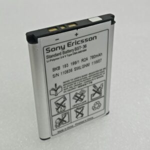 100% Original Sony Ericsson BST-36  Battery- 6months warranty