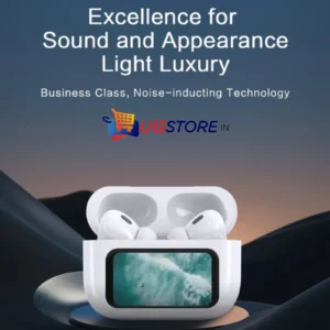 ध्वNi (Dhwani)UltraPods Pro Wireless earphone Bluetooth earbuds Transparent Digital Display TWS