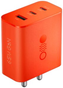 CMF by Nothing 65 Watt 3 Port 3 A Multiport Mobile Charger for CMF Phone New 2024 One Charger