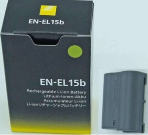 Original Battery for Nikon EN-EL15b Rechargeable Lithium-Ion Battery for for D850, D7200, D7500, D500, D7100, D810A, D750, D810, D800E, D7000, D800, Z 7 and Z 6 Cameras
